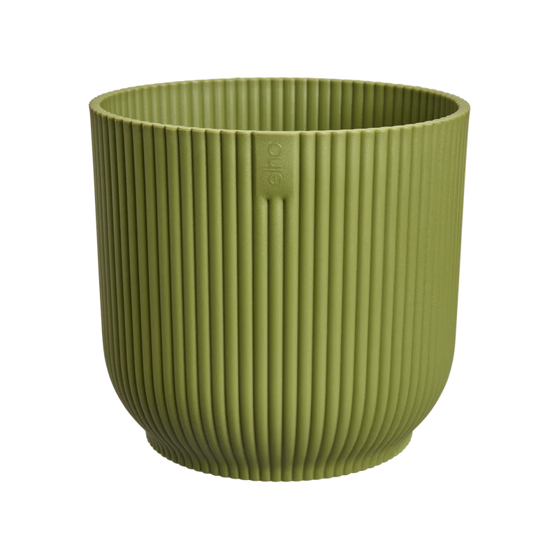 Vaso Vibes Fold Round D 22 x H 20 cm Verde Felce ELHO