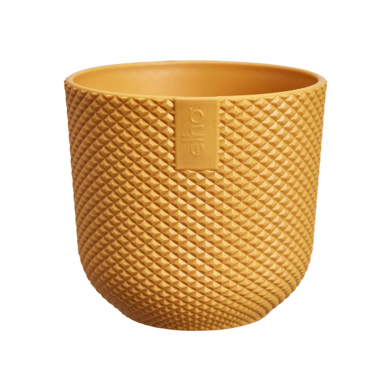 Vaso Jazz Round Mini D 7 x H 7 cm Giallo Ambra ELHO
