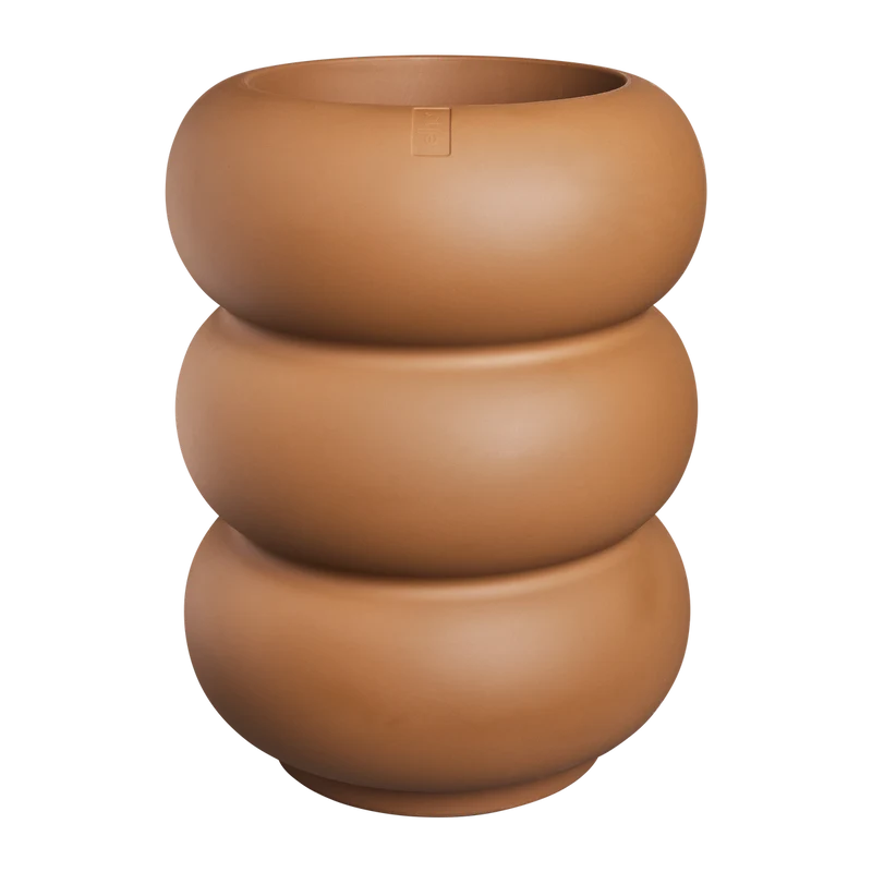 Vaso Amber Roll High D 43 x H 58 cm Caramel ELHO