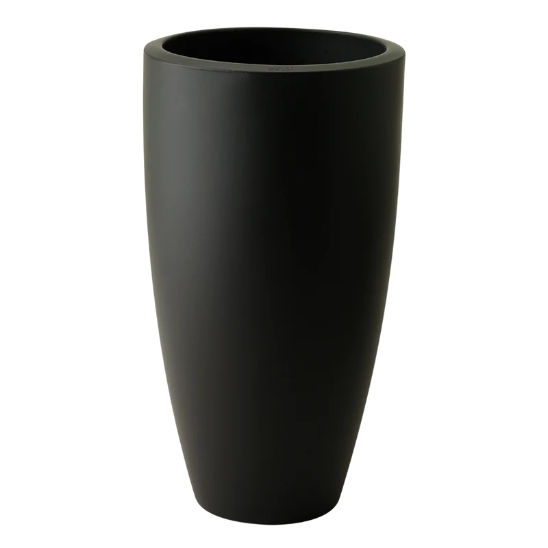 Vaso rotondo alto D 39 x H 70 cm nero ELHO