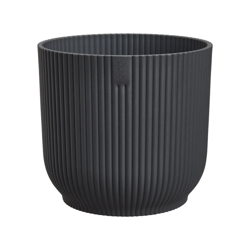 Vaso Vibes Fold Round D 14 x h 13 cm Antracite ELHO