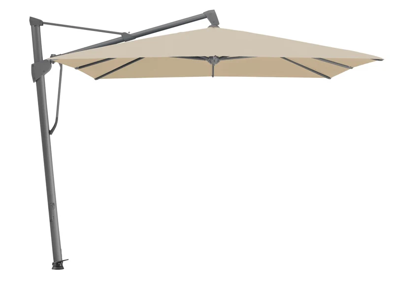 Ombrellone Sombrano S+ 300x300 Crema Con Base 120kg + Cornice + Piastra + Set Pesi