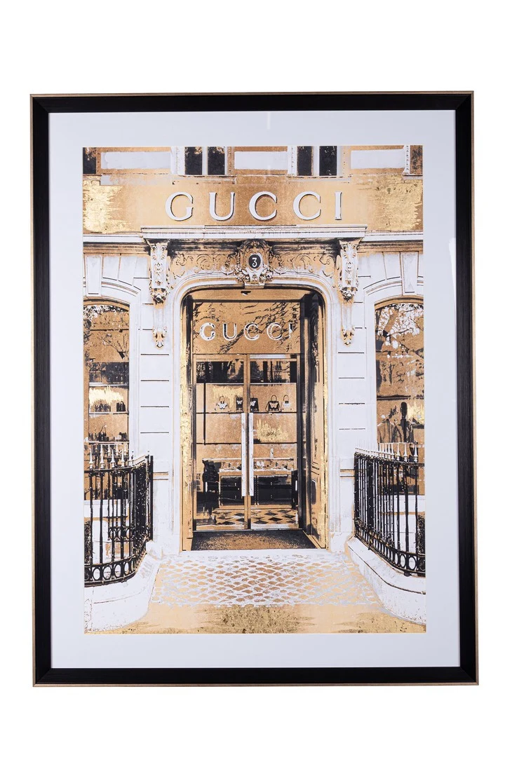 Quadro Gucci Glammy 89.6x119.6h Oro Bianco Bizzotto