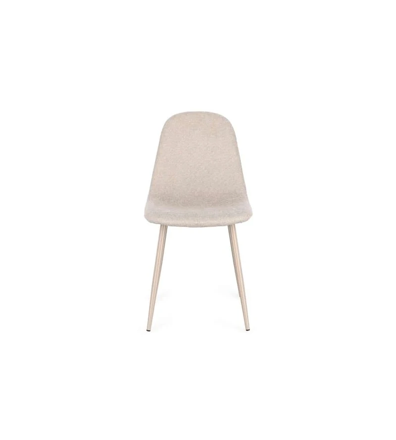 Sedia New Irelia 44x53xh84 cm Beige/Tortora BIZZOTTO