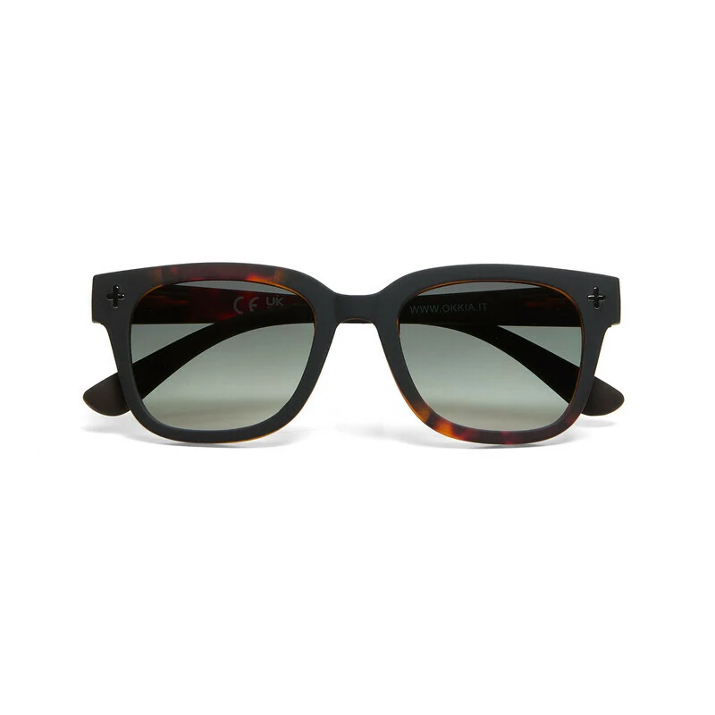 Occhiali da Sole Giovanni Havana Black lenti verdi OKKIA