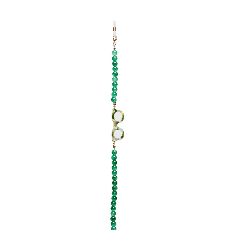 Catenina per Occhiali Sfere Colorate Emerald OKKIA