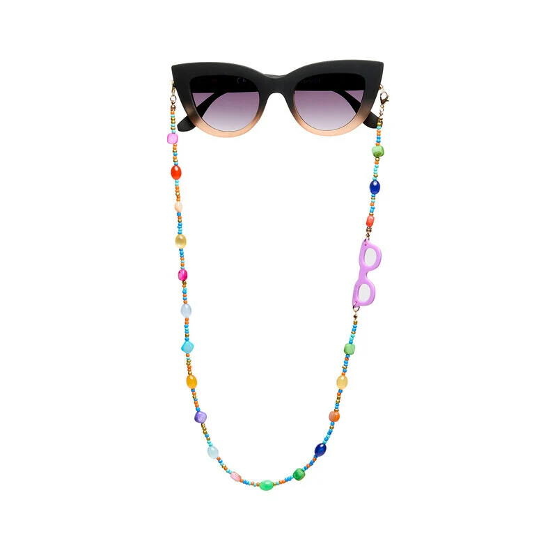 Catenina Occhiali Bohemien Pink Multicolor OKKIA