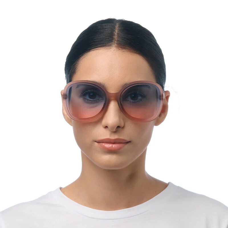 Occhiali da Sole Anna Pink Havana lenti blu/rosa OKKIA