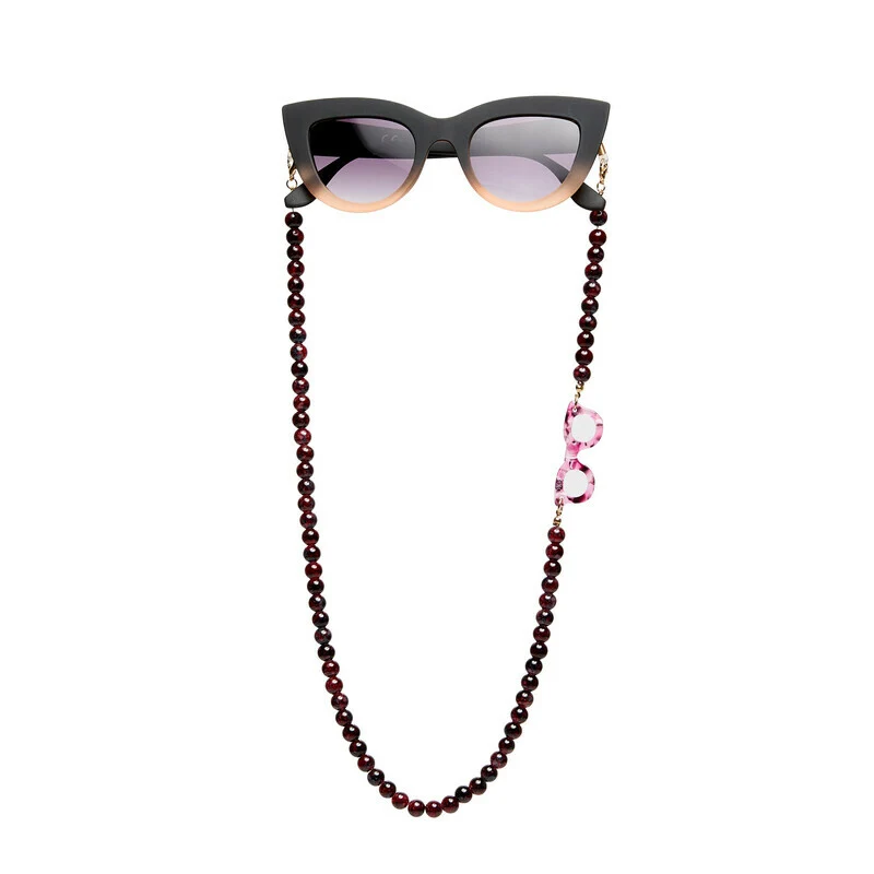Collanina per Occhiali SPHÈRE COLORÉES Chocolate Opal OKKIA