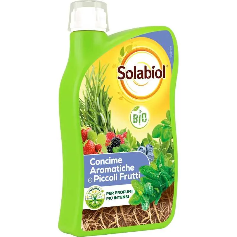 Concime Liquido Biologico Aromatiche Piccoli Frutti 1 Litro Solabiol