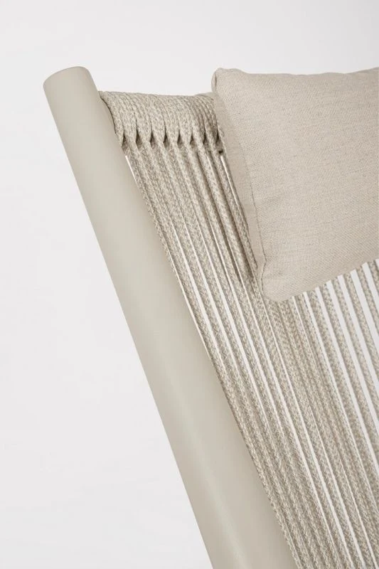 Poltrona Lounge Aloha Sandshell 66x84x98 cm Beige BIZZOTTO