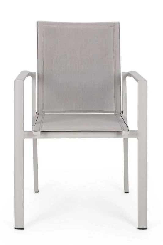 Sedia Impilabile Konnor 56.2x60x88 cm Tortora Bizzotto