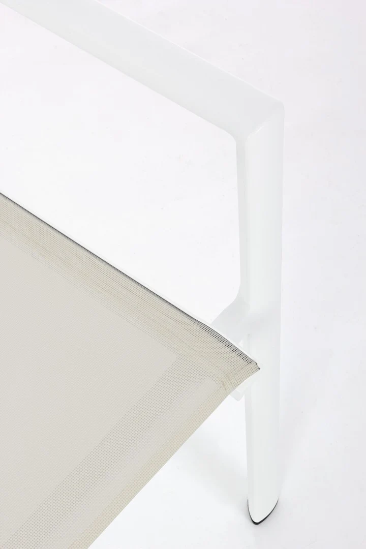 Sedia Impilabile Konnor Bianca 56.2x60x88 cm Bizzotto