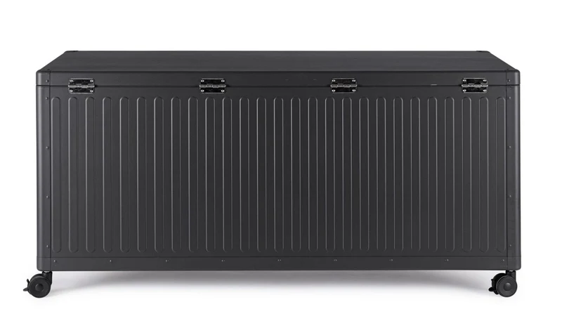 Baule da esterno con Ruote 164.8x72x70cm Antracite Bizzotto
