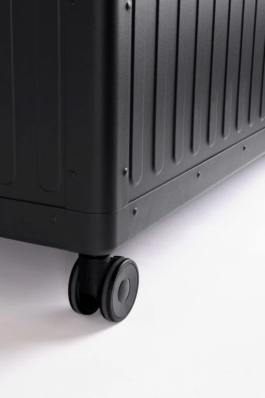 Baule da esterno con Ruote 164.8x72x70cm Antracite Bizzotto