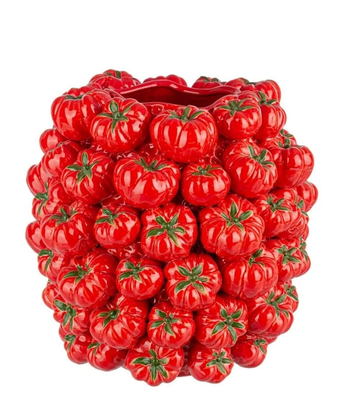 Vaso Gazpacho 33.5X32X33H Rosso BIZZOTTO