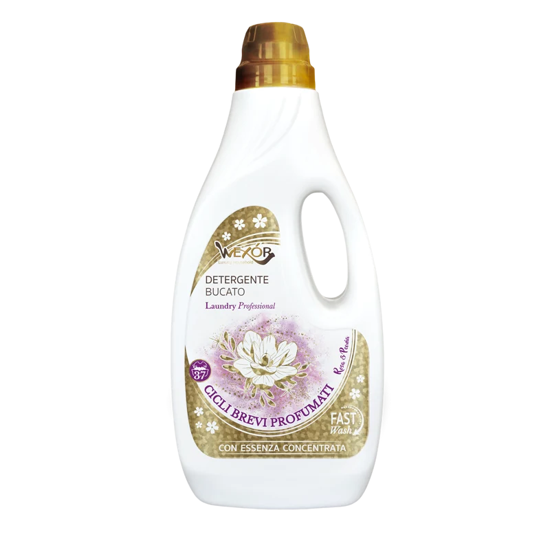 Detergente Bucato Cicli Brevi Profumati Rosa e Peonia 1000ml WEXÓR