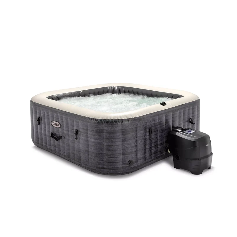 Intex Spa Idromassaggio Greystone Deluxe - 196x196x71cm Grigio