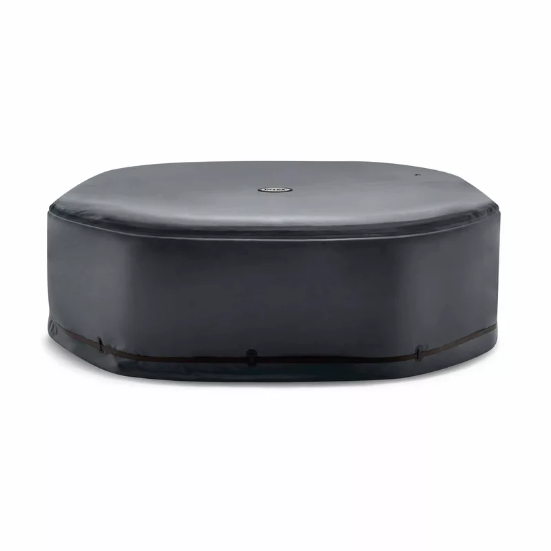 PureSPA Copertura Solare SPA Ottagonale 6 Posti 213x213x72cm Nero