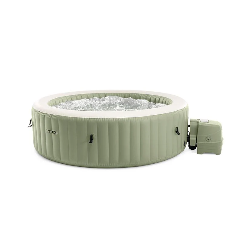Intex Spa Idromassaggio PureSpa Bubble Massage 8 Posti Verde Oliva