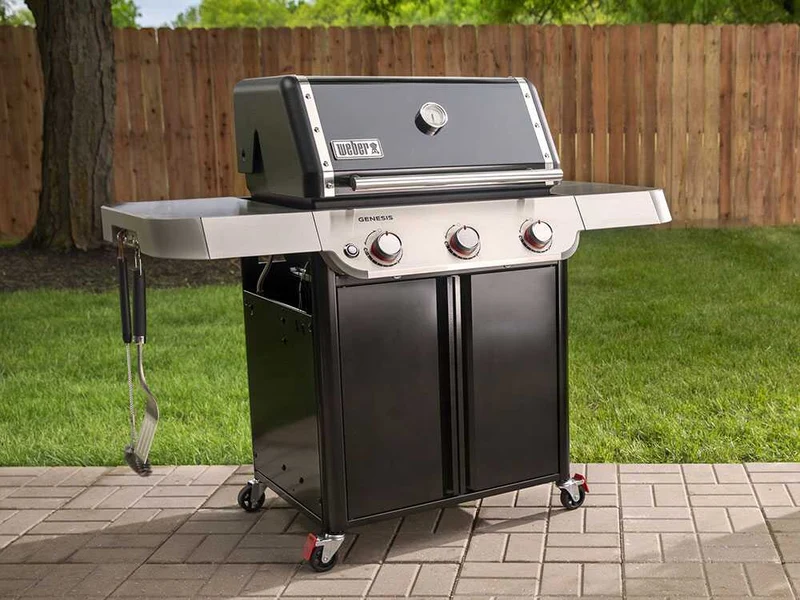 Barbecue a gas Weber Genesis E-315 - Nero 74 kg