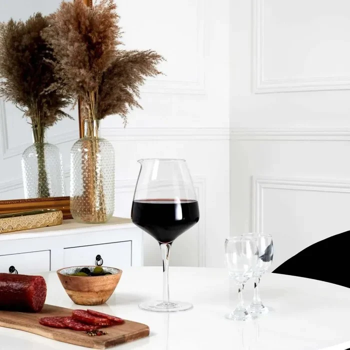 Caraffa da vino in vetro 1,6 litri trasparente
