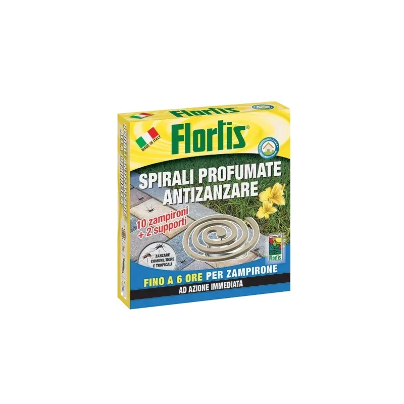 Spirali antizanzare profumate, 10 pz, grigio
