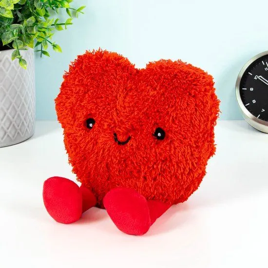 Cuscino Termico Riscaldabile a Forma di Cuore "Red Heart"