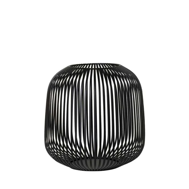 Lanterna Lito 27,5x27cm Nera