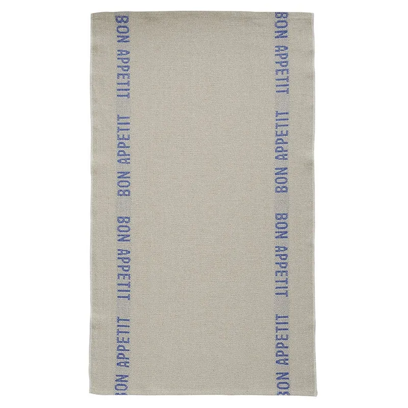 STROFINACCIO BON APPETIT 45 x 75 cm CHARVET IN LINO BLU