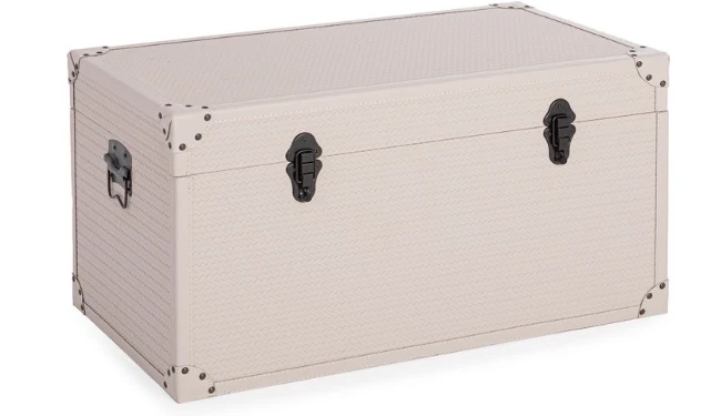 Grande Baule Contenitore Beige 72X40X38h