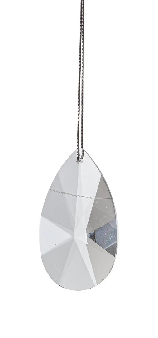 Pendaglio Goccia Trasparente H6,5cm