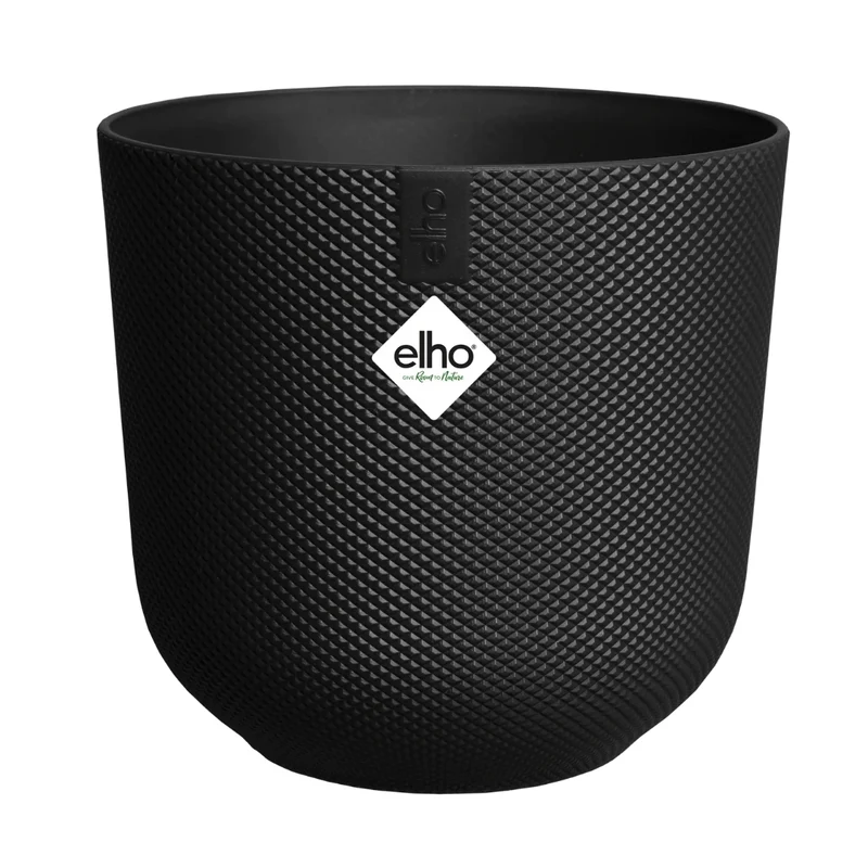VASO JAZZ ROUND 26CM LIVING BLACK