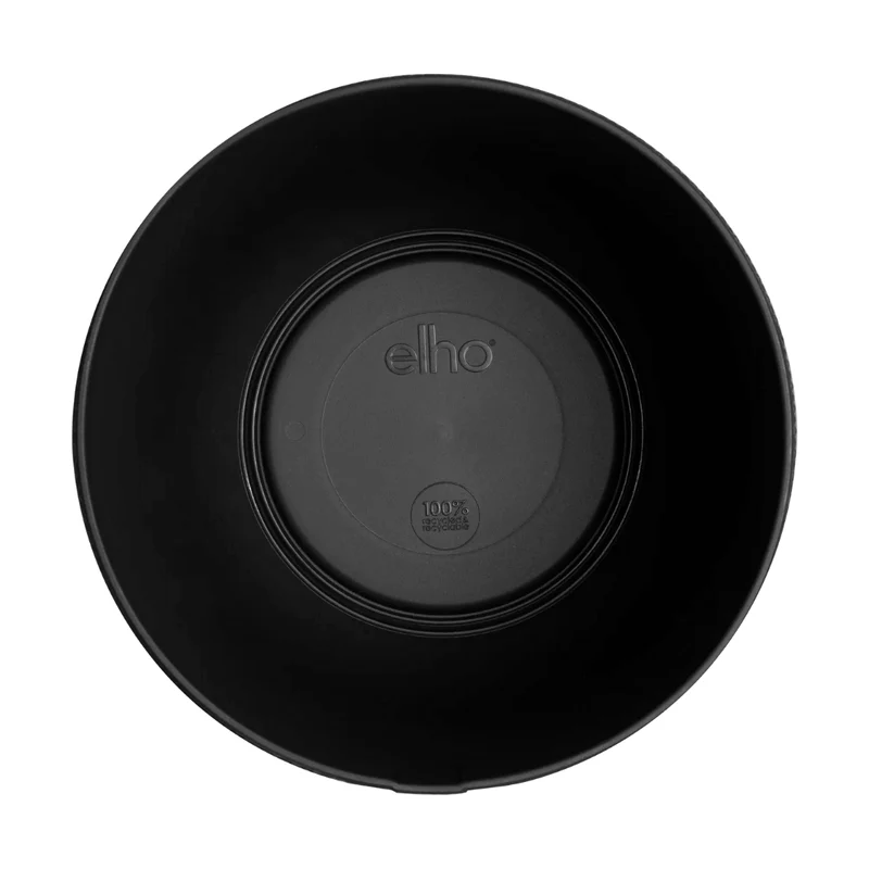 VASO JAZZ ROUND 16CM LIVING BLACK