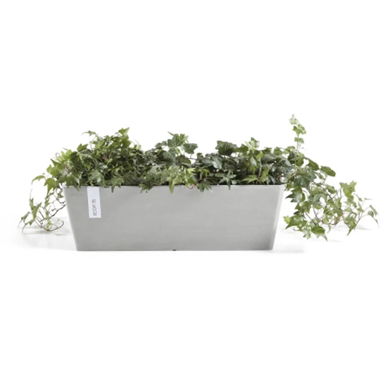CASSETTA RETTANGOLARE BRUGES L45XP17XH17CM BIANCO/GRIGIO