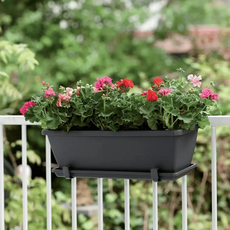 FIORIERA BARCELONA TROUGH 90CM Nera