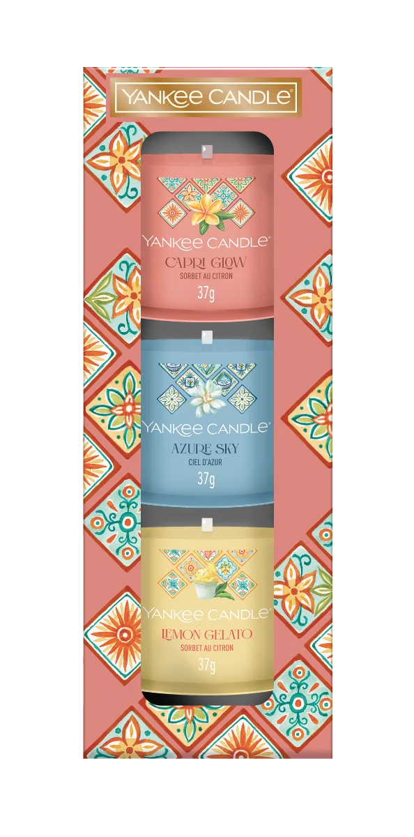 CONFEZIONE REGALO 3 CANDELE MINI - YANKEE CANDLE