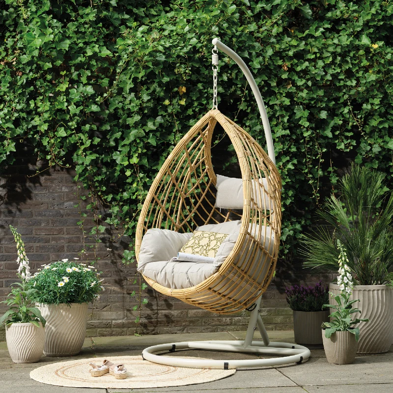 POLTRONA SOSPESA BOCA H196CM IN LEGNO