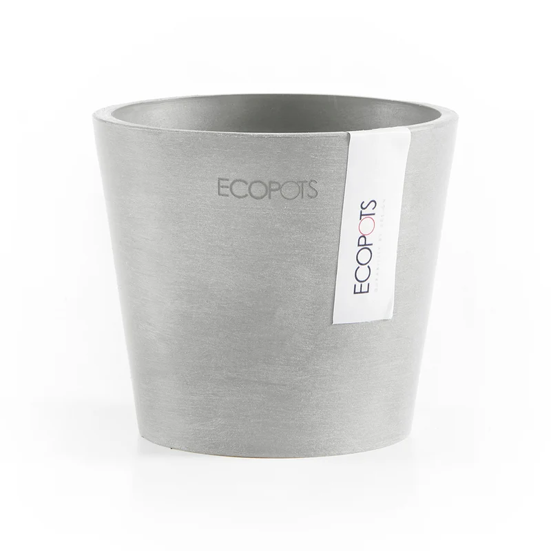 VASO AMSTERDAM MINI D10,5x9,2CM GRIGIO CHIARO