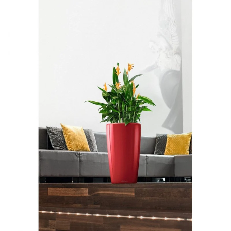 VASO RONDO PREMIUM D40X75 CM ROSSO SCARLATTO LUCIDO