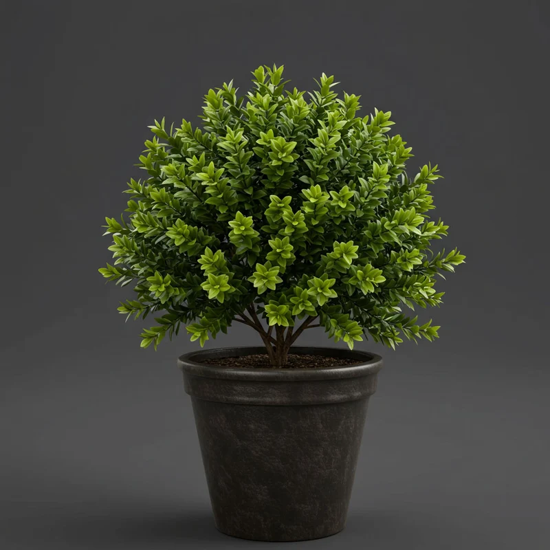 BUXUS BOSSO IN VASO 19CM