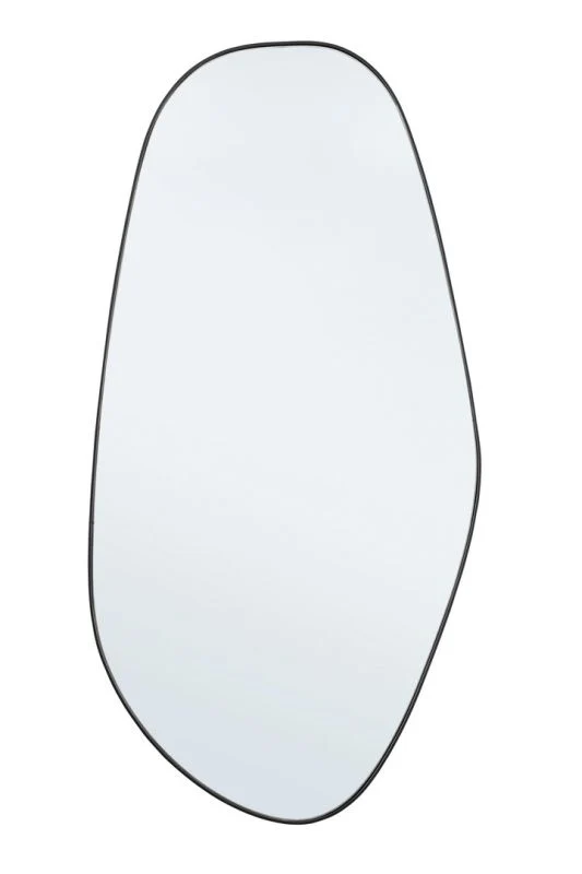 SPECCHIO A GOCCIA ASTEROID BORDO NERO 64,5X130 CM
