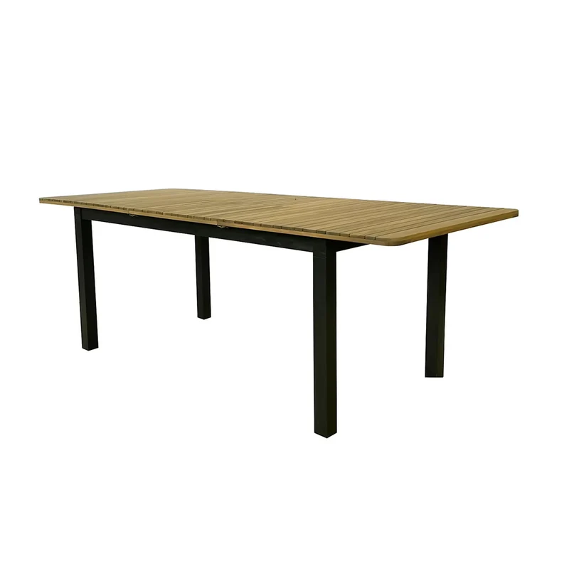 TAVOLO ALLUNGABILE BALITO 160/220X90 CM ALLUMINIO/ACACIA