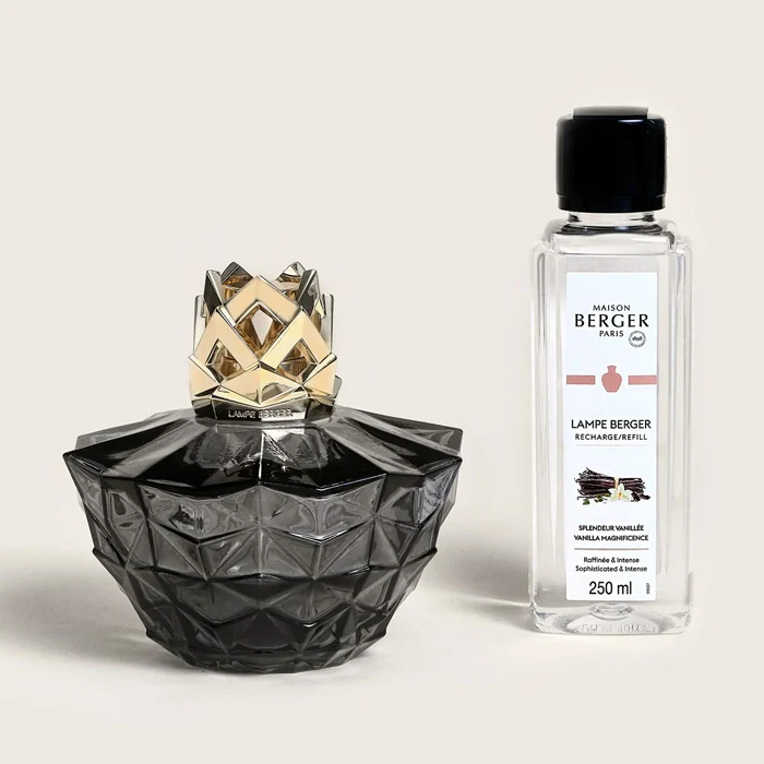 LAMPADA BERGER "KALI NERO" CON FRAGRANZA VANIGLIA