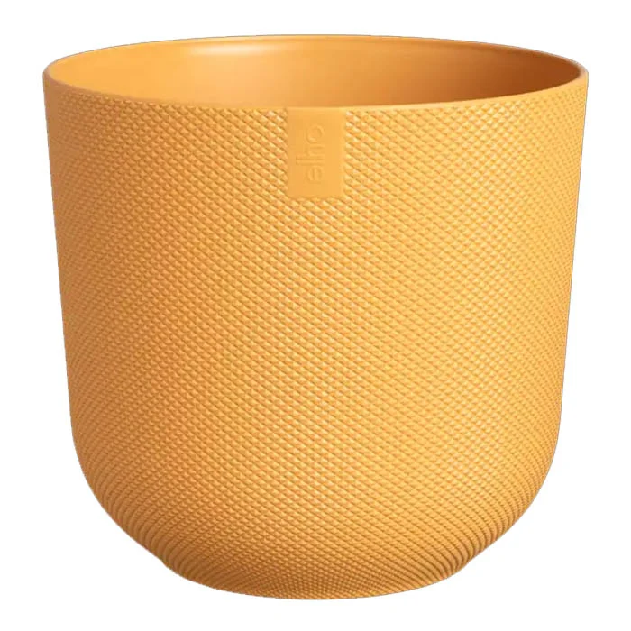 VASO JAZZ ROUND Ø16XH15CM GIALLO AMBRA
