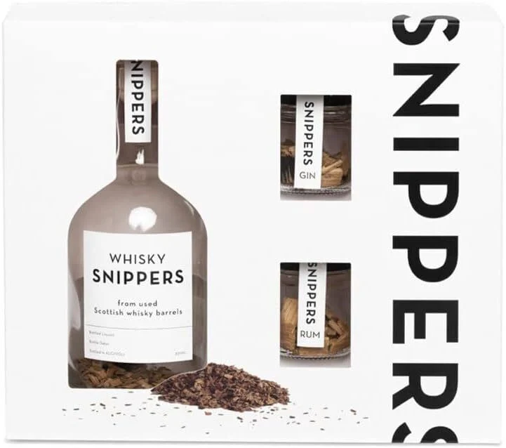 SET SNIPPERS REGALO 1 BOTTIGLIA DA 350ML + AROMI WHISKY GIN RUM