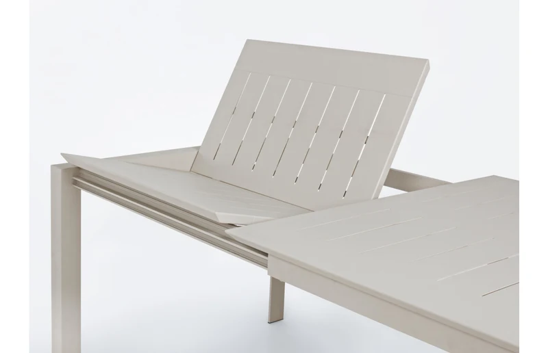 OFFERTA TAVOLO KONNOR ALLUNGABILE 200/300X110CM TORTORA +6 POLTRONE TORTORA