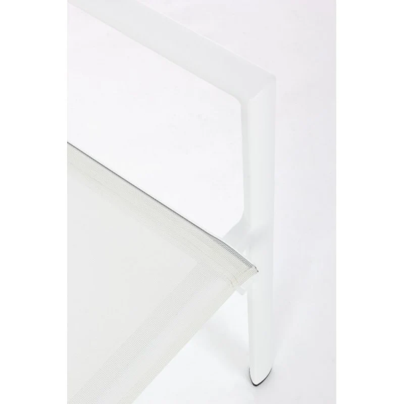 OFFERTA TAVOLO DUBLINO ALLUNGABILE 140/200X140 BIANCO +4 POLTRONE KONNOR BIANCHE
