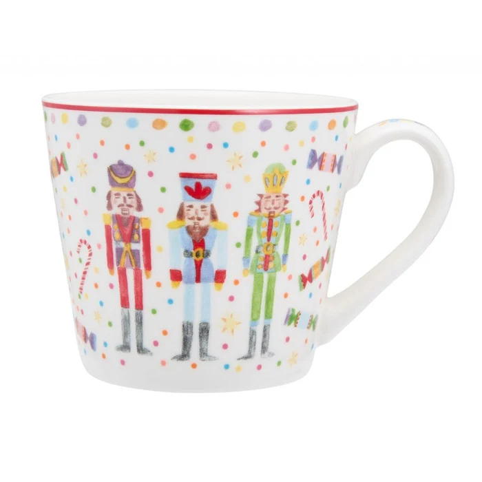 TAZZA JOLLY JOY IN CERAMICA, SCHIACCIANOCI, 400ML