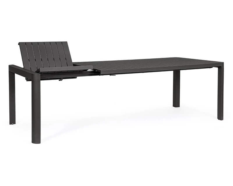 TAVOLO ALLUNGABILE KIPLIN ANTRACITE 180-240X100CM